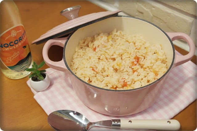 [My Little Kitchen] 色香味俱全，電鍋簡單完成「西班牙海鮮飯」❤