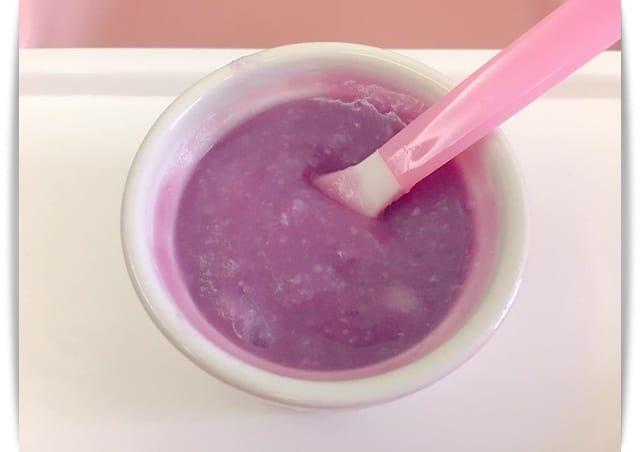[Baby Food] 富含花青素，好夢幻「紫心地瓜泥」♪