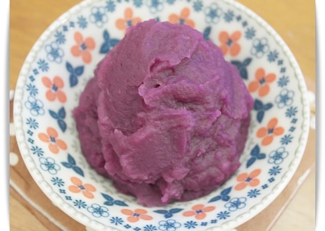 [Baby Food] 富含花青素，好夢幻「紫心地瓜泥」♪