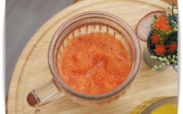 [Baby Food] 增強免疫力，好鮮豔「甜椒泥」♪