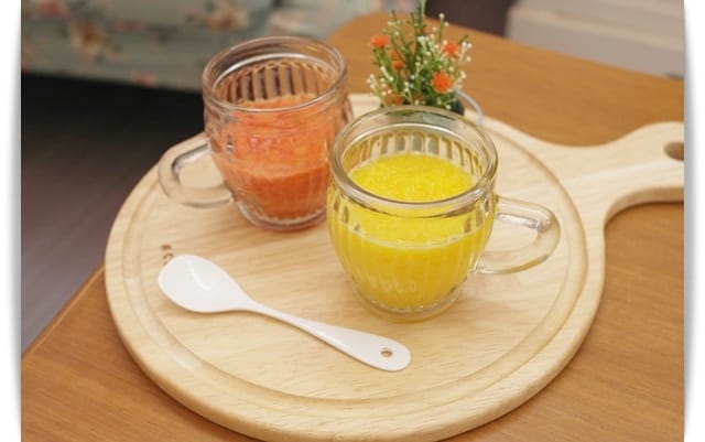 [Baby Food] 增強免疫力，好鮮豔「甜椒泥」♪
