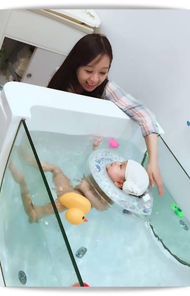 【Ingrid】游呀游，水中律動好好玩「游學寶寶 Baby SPA 高雄館」♪