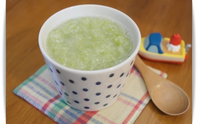 [Baby Food] 清爽消暑，富含維生素C「絲瓜泥」♪