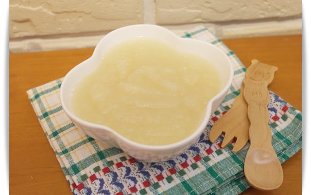 [Baby Food] 水份多，富含膳食纖維「水梨泥」♪
