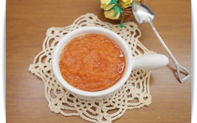 [Baby Food] 木瓜酵素幫助消化「木瓜泥」♪