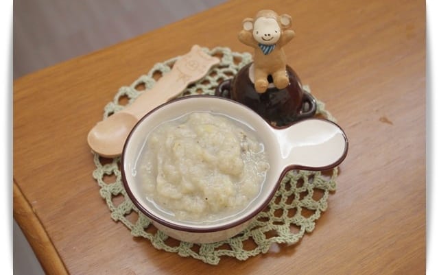 [Baby Food] 排便效果好，香香的「香蕉泥」♪