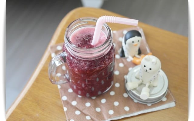 [Baby Food] 富含花青素、預防便祕，酸甜味「櫻桃泥」♪