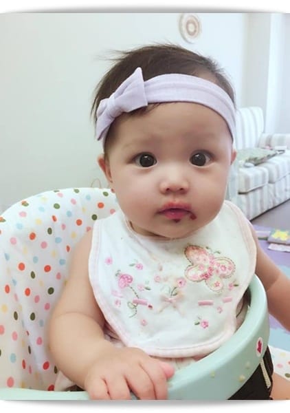 [Baby Food] 富含花青素、預防便祕，酸甜味「櫻桃泥」♪