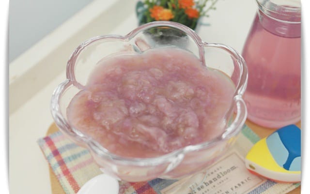[Baby Food] 多種維生素，甜甜的「葡萄泥、葡萄汁」♪