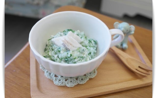 [Baby Food] 富含多種維生素，好鮮味「鱸魚蔬菜粥」♪