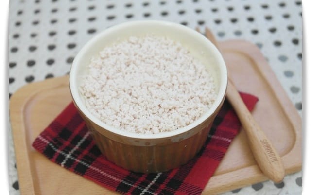 [Baby Food] 豐富蛋白質、增強體力「雞肉泥」♪