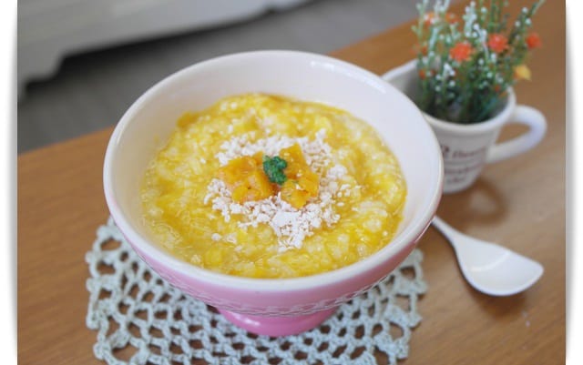 [Baby Food] 營養多多又美味，好香甜「南瓜雞肉粥」♪
