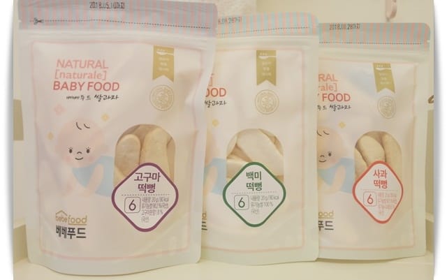 韓國「Bebefood寶寶福德米餅」低鈉、不含糖油鹽配方❤