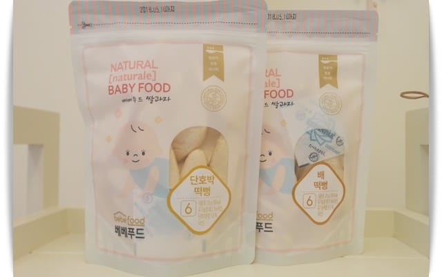 韓國「Bebefood寶寶福德米餅」低鈉、不含糖油鹽配方❤