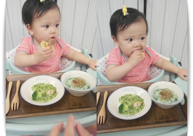 [Baby Food] 天然鮮味，好營養「小白菜柴魚粥」♪