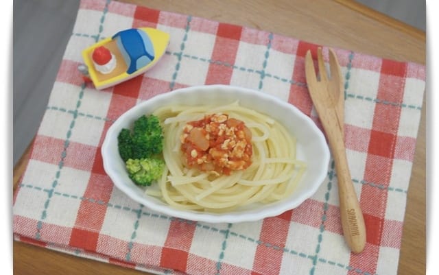 [Baby Food] 洋食風、酸甜味好開胃，寶寶版「肉醬義大利麵」♪