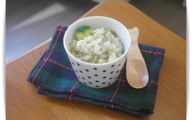 [Baby Food] 一次搞定好可口「花椰菜燉飯」♪