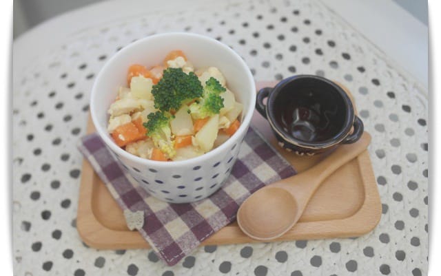 [Baby Food] 濃郁可口，寶寶版「奶油燉雞肉」♪