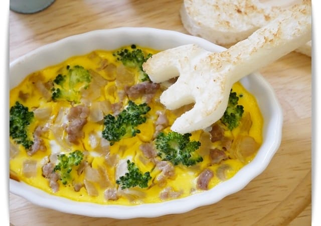 [Baby Food] 寶寶早午餐「法式牛肉鹹派」香濃美味 ♪