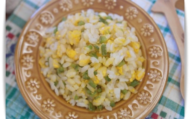 [Baby Food] 香氣十足，寶寶版「青椒蛋炒飯」♪