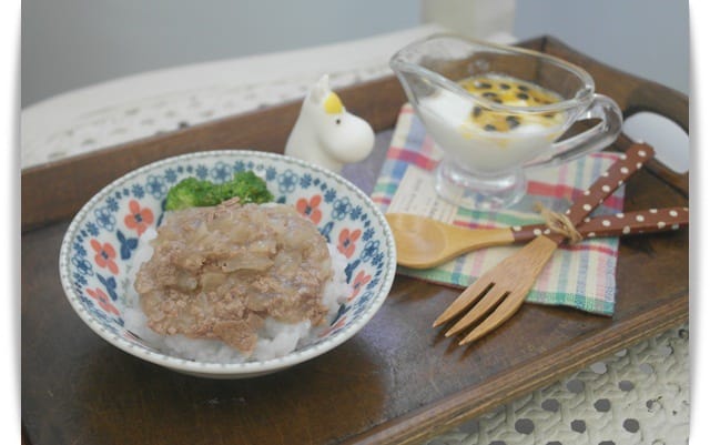 [Baby Food] 日式和風味，寶寶版「牛丼飯」♪