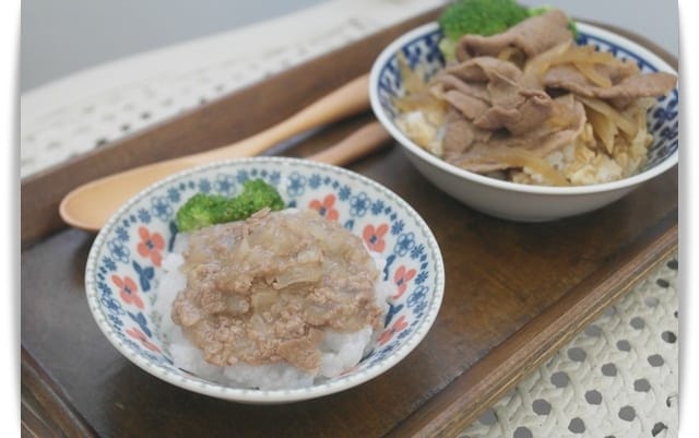 [Baby Food] 日式和風味，寶寶版「牛丼飯」♪