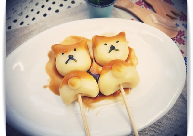 [Baby Food] 寶寶版「柴犬日式糰子」豆腐做的喔 ♪