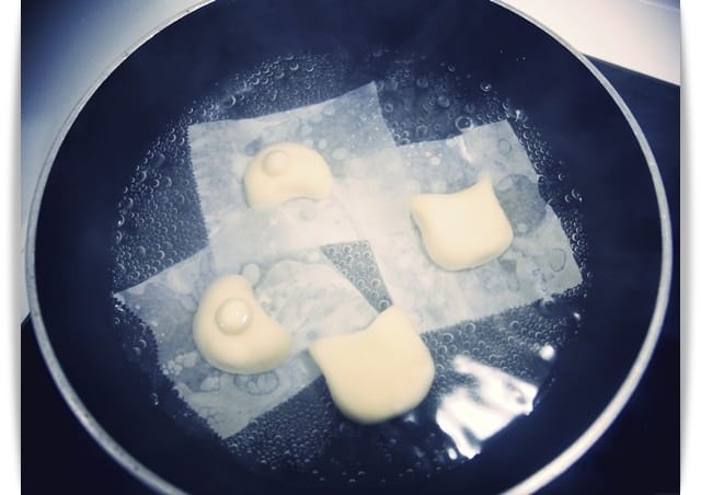 [Baby Food] 寶寶版「柴犬日式糰子」豆腐做的喔 ♪