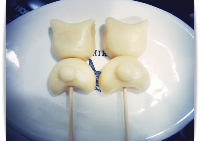 [Baby Food] 寶寶版「柴犬日式糰子」豆腐做的喔 ♪