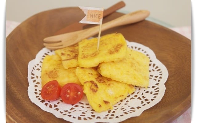 [Baby Food] 寶寶版「柴犬日式糰子」豆腐做的喔 ♪