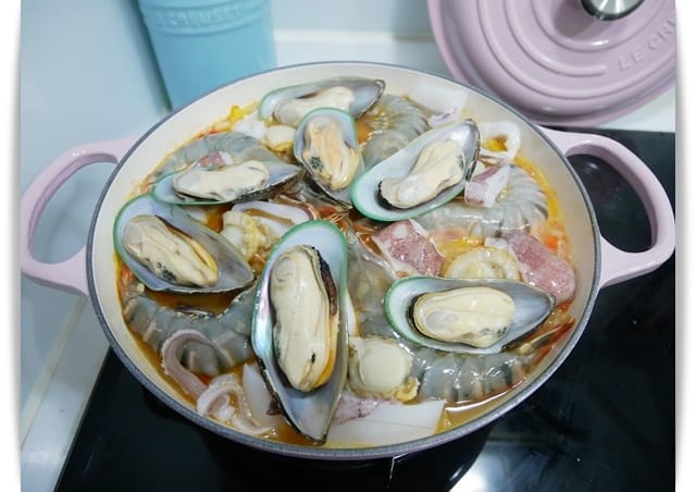 [My Little Kitchen] 超澎拜、好鮮味「西班牙海鮮燉飯」❤