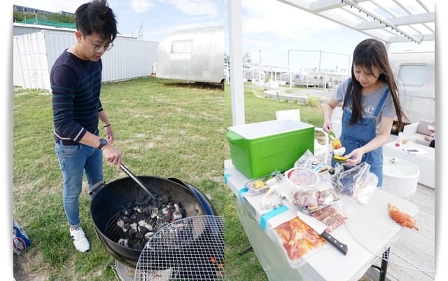 2017年沖繩親子遊 ♡ 瀨長島「ISLAND MAGIC SENAGAJIMA」露營車烤肉初體驗。