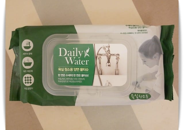 好方便「Daily Water 濕紙巾」省事清潔小幫手 ♪