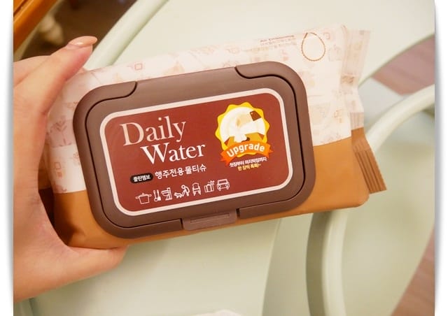 好方便「Daily Water 濕紙巾」省事清潔小幫手 ♪