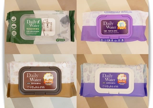 好方便「Daily Water 濕紙巾」省事清潔小幫手 ♪
