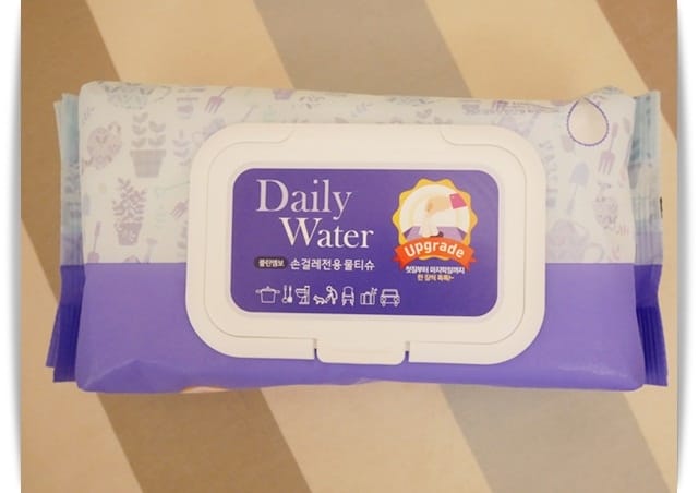 好方便「Daily Water 濕紙巾」省事清潔小幫手 ♪