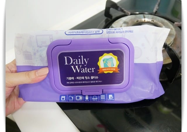 好方便「Daily Water 濕紙巾」省事清潔小幫手 ♪