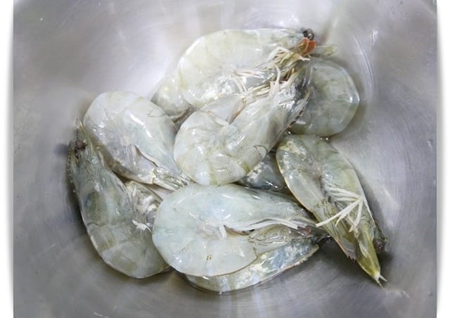 來自「元家水產-藍鑽蝦」蝦中極品，Q彈好吃 ♡
