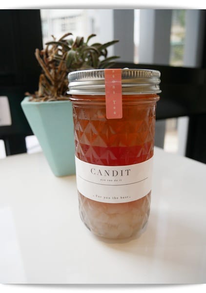 「Candit康荻新食」好韓系的手搖飲料店，迷你球池好可愛 ♡