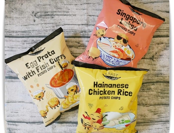 來自新加坡「飛薯F.EAST洋芋片」特別口味好夠味 ♪