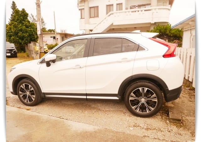 2018年沖繩親子遊 ♡ 租車趣「MITSUBISHI ECLIPSE CROSS」舒適好坐。