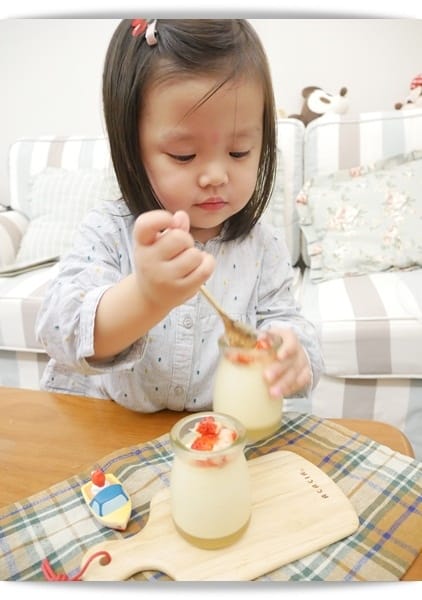 [My Little Kitchen] 少糖版「楓糖布丁」適合小小孩享用 ♪