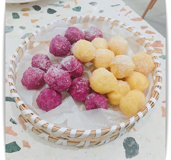 好韓系「叁食」有賣夜市地瓜球的咖啡店 ♡