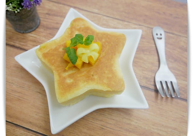 [My Little Kitchen] 一閃一閃「星星日式厚鬆餅」好可愛 ♪