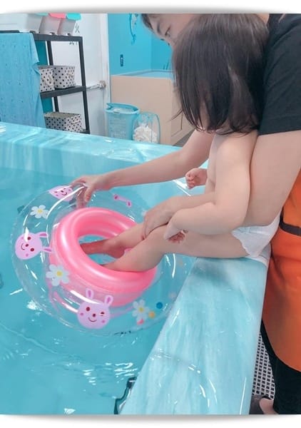 「活力寶貝嬰幼兒運動館」小孩超愛的滑水道幼兒遊泳池♡