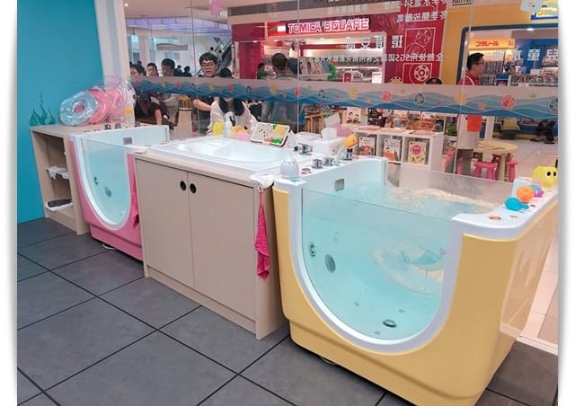 「活力寶貝嬰幼兒運動館」小孩超愛的滑水道幼兒遊泳池♡