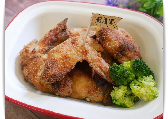 [My Little Kitchen] 烤箱完成「酥炸雞翅」不油炸一樣好吃 ♪