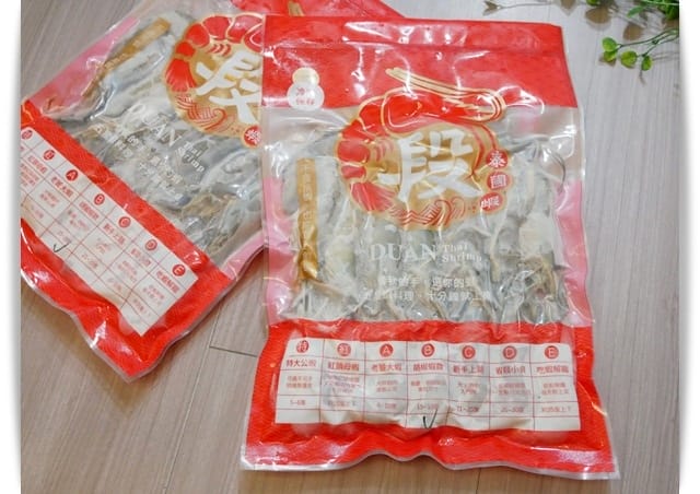 「段泰國蝦」肉質Q彈、新鮮好吃,滿足一家人的味蕾。