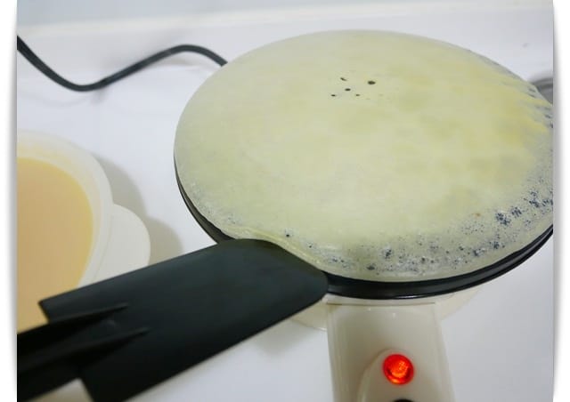 好方便「富力森美味薄餅機」簡單步驟完成高級甜點 ♪