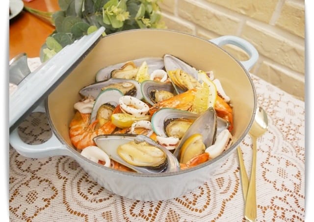 完成海鮮飯 完成海鮮飯
